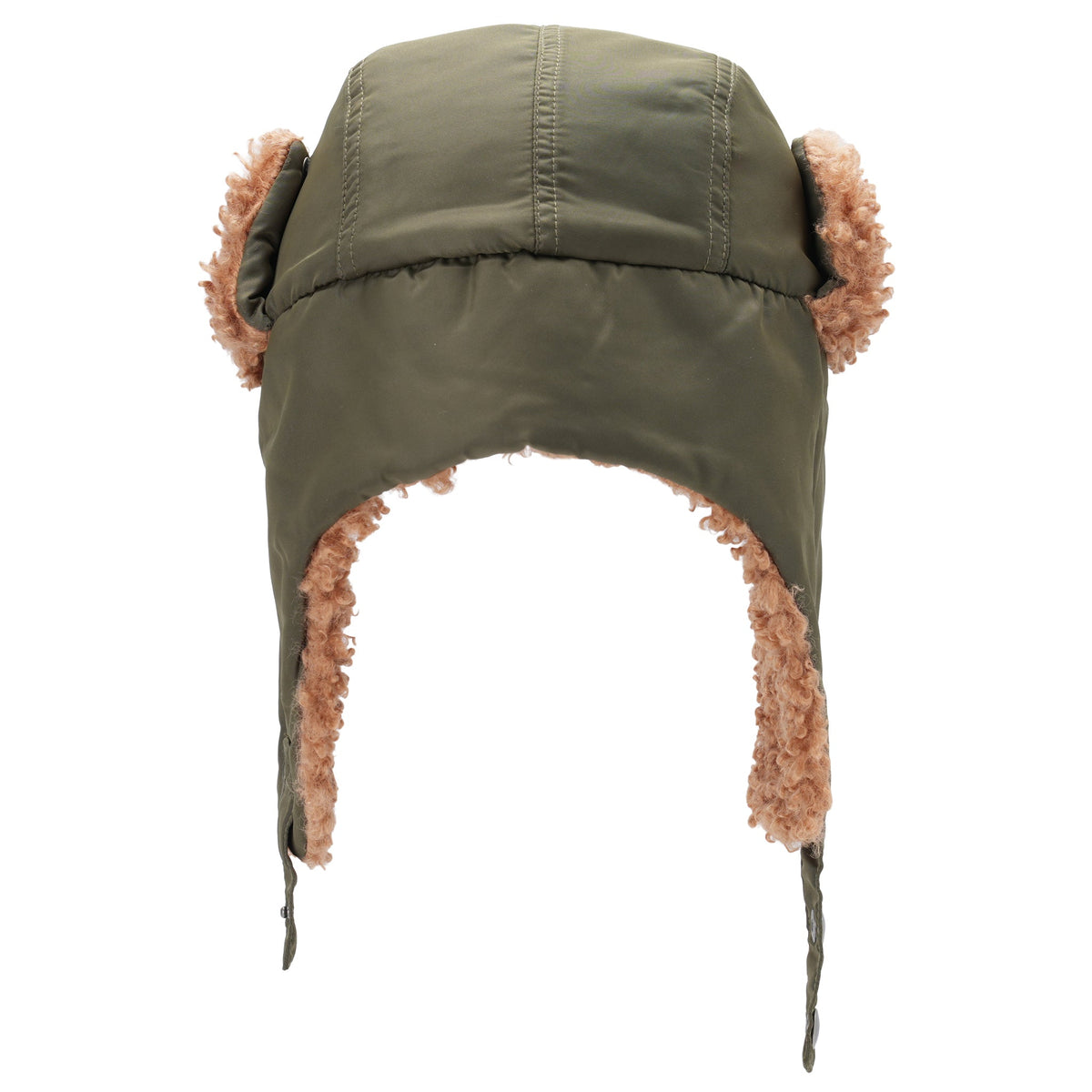 TRAPPER HAT / WOVEN KHAKI/BROWN