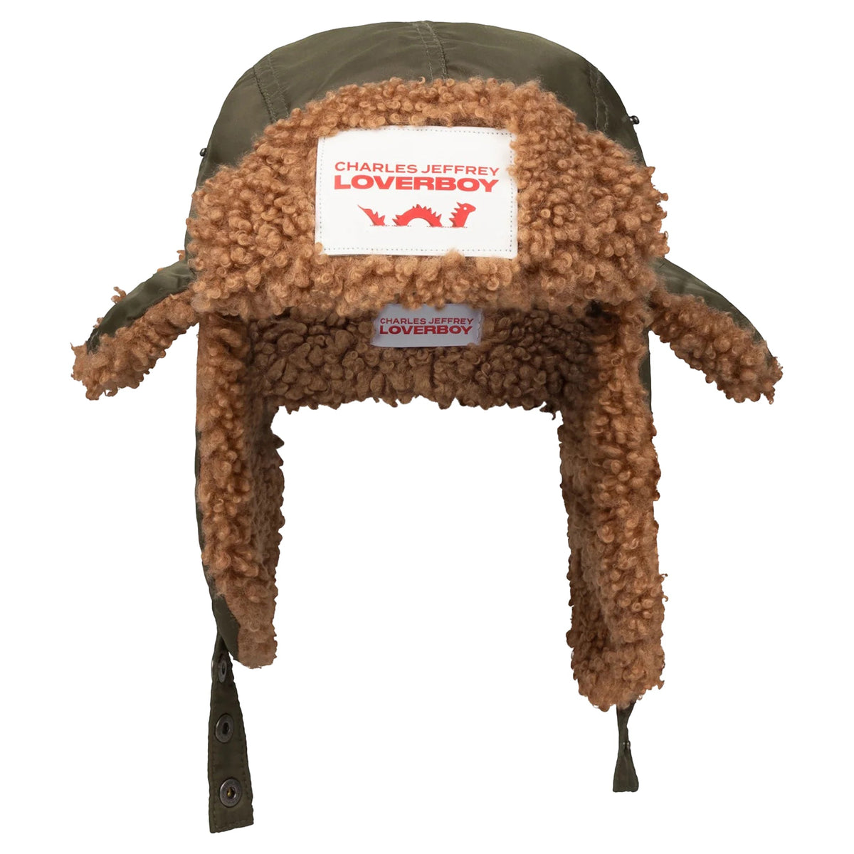 TRAPPER HAT / WOVEN KHAKI/BROWN