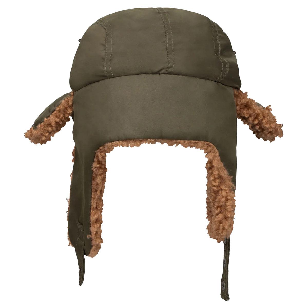 TRAPPER HAT / WOVEN KHAKI/BROWN