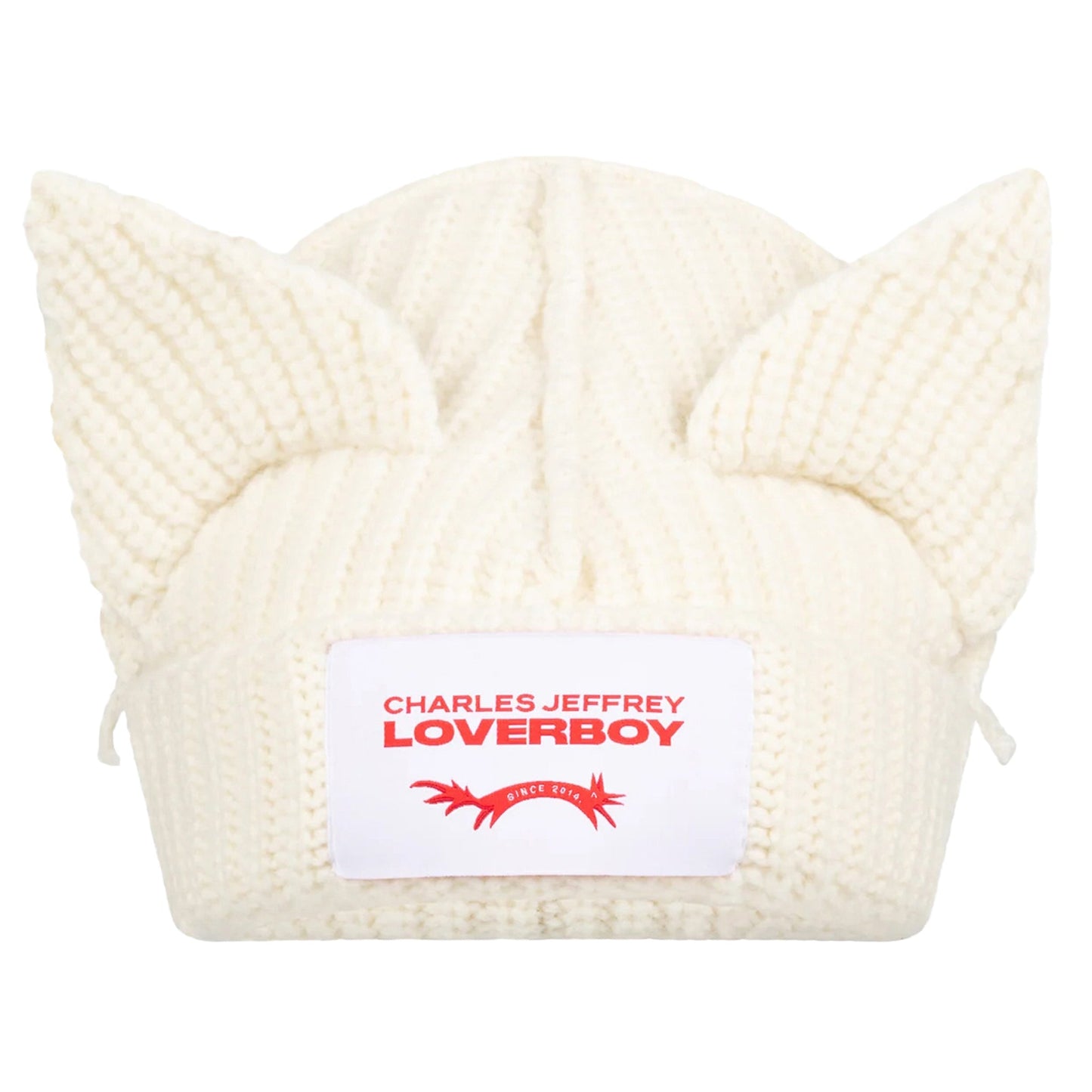 CHUNKY EARS BEANIE (052130101) / ECRU