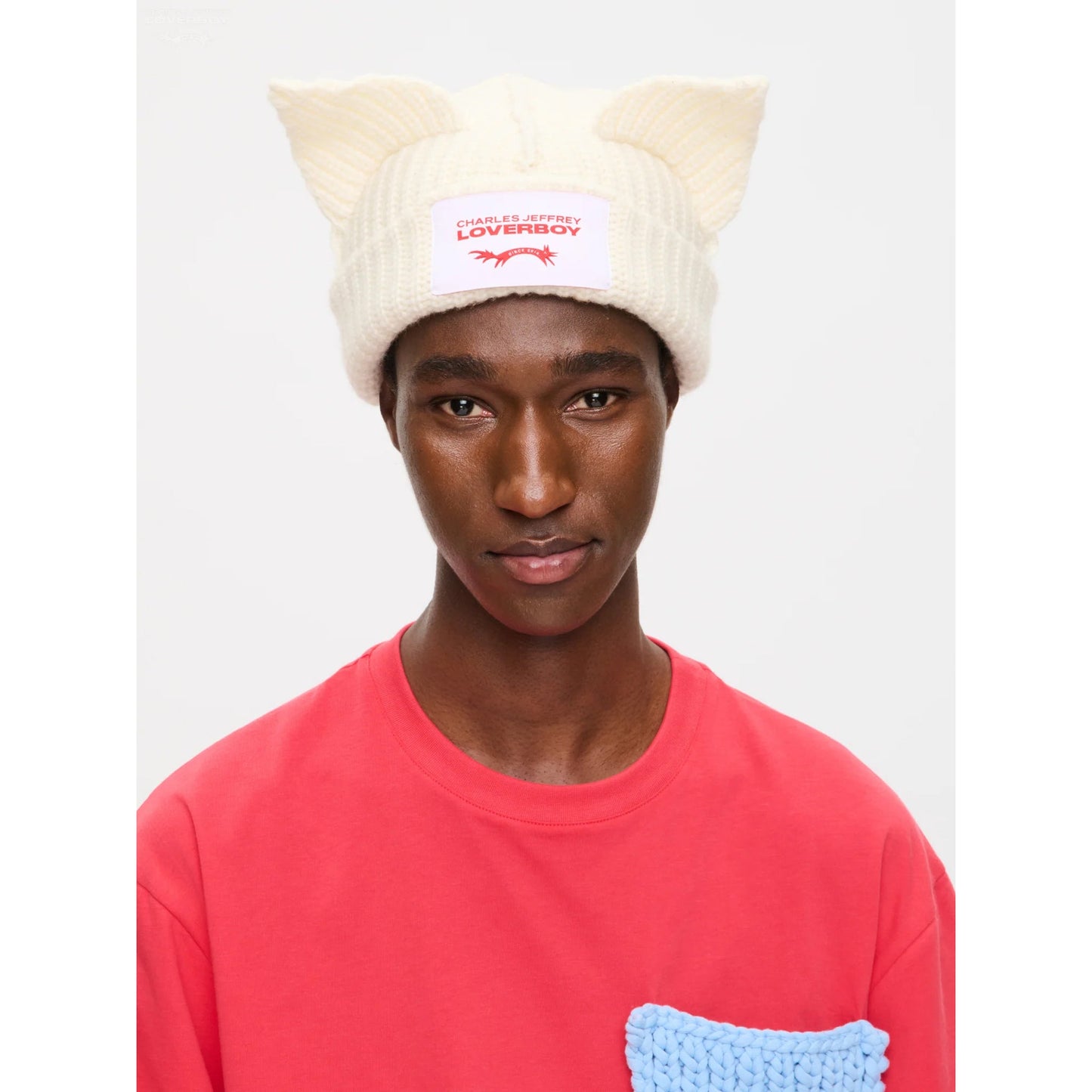 CHUNKY EARS BEANIE (052130101) / ECRU