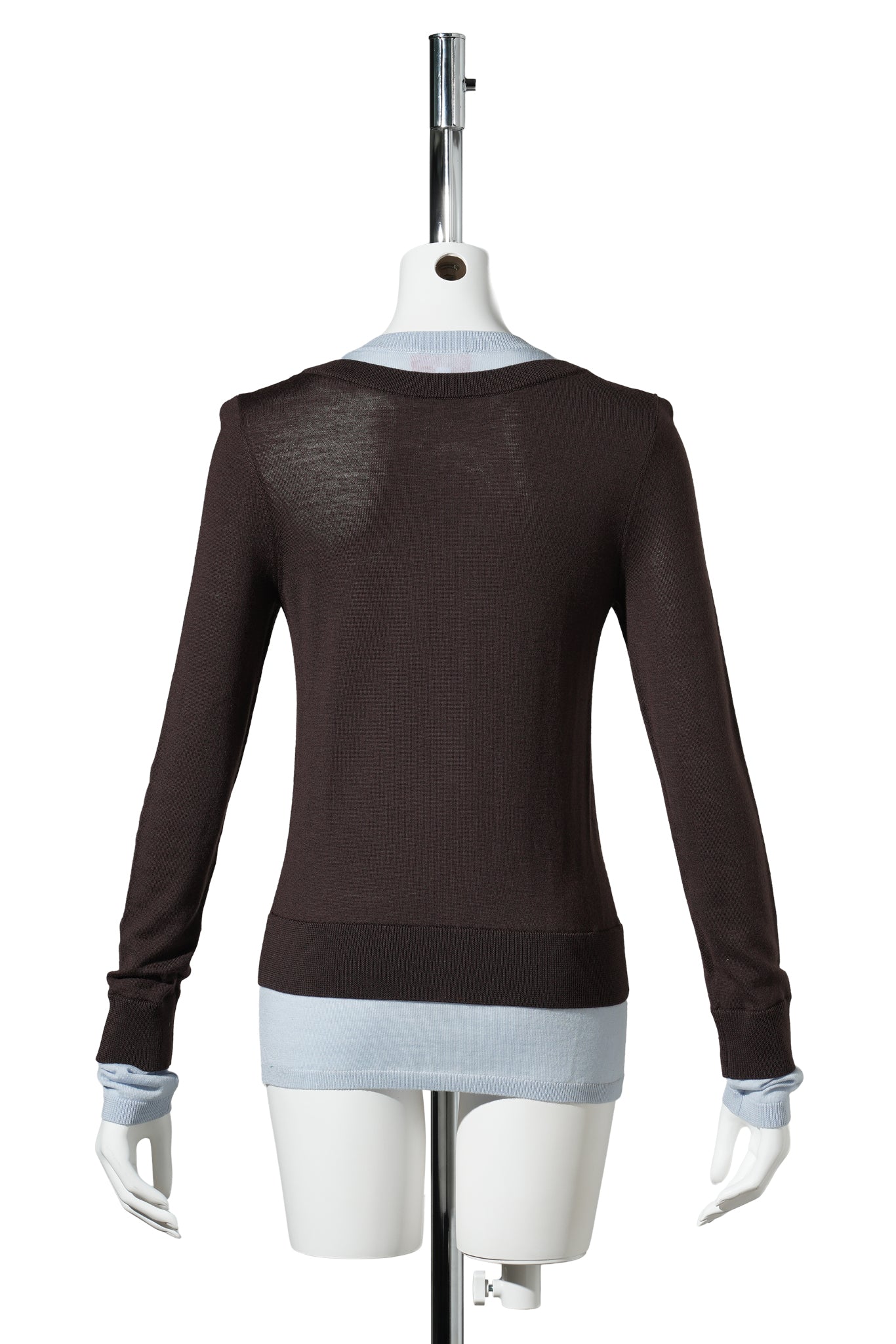 DOUBLE SOFT JUMPER / BROWN