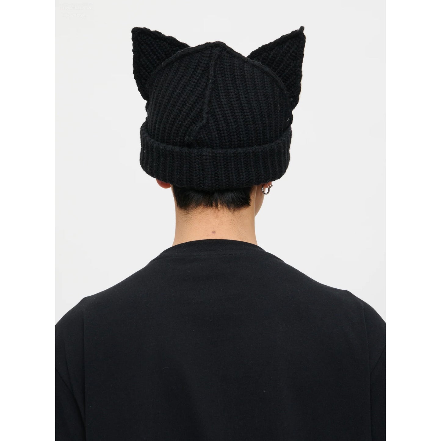 CHUNKY EARS BEANIE / BLACK