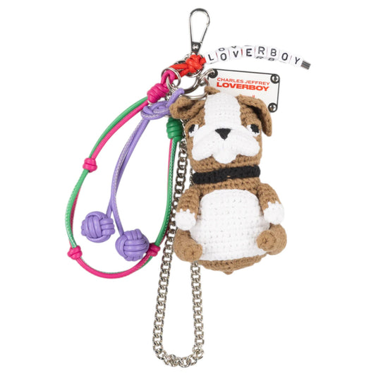 CHARACTER CROCHET BAG CHARM / BEIGE