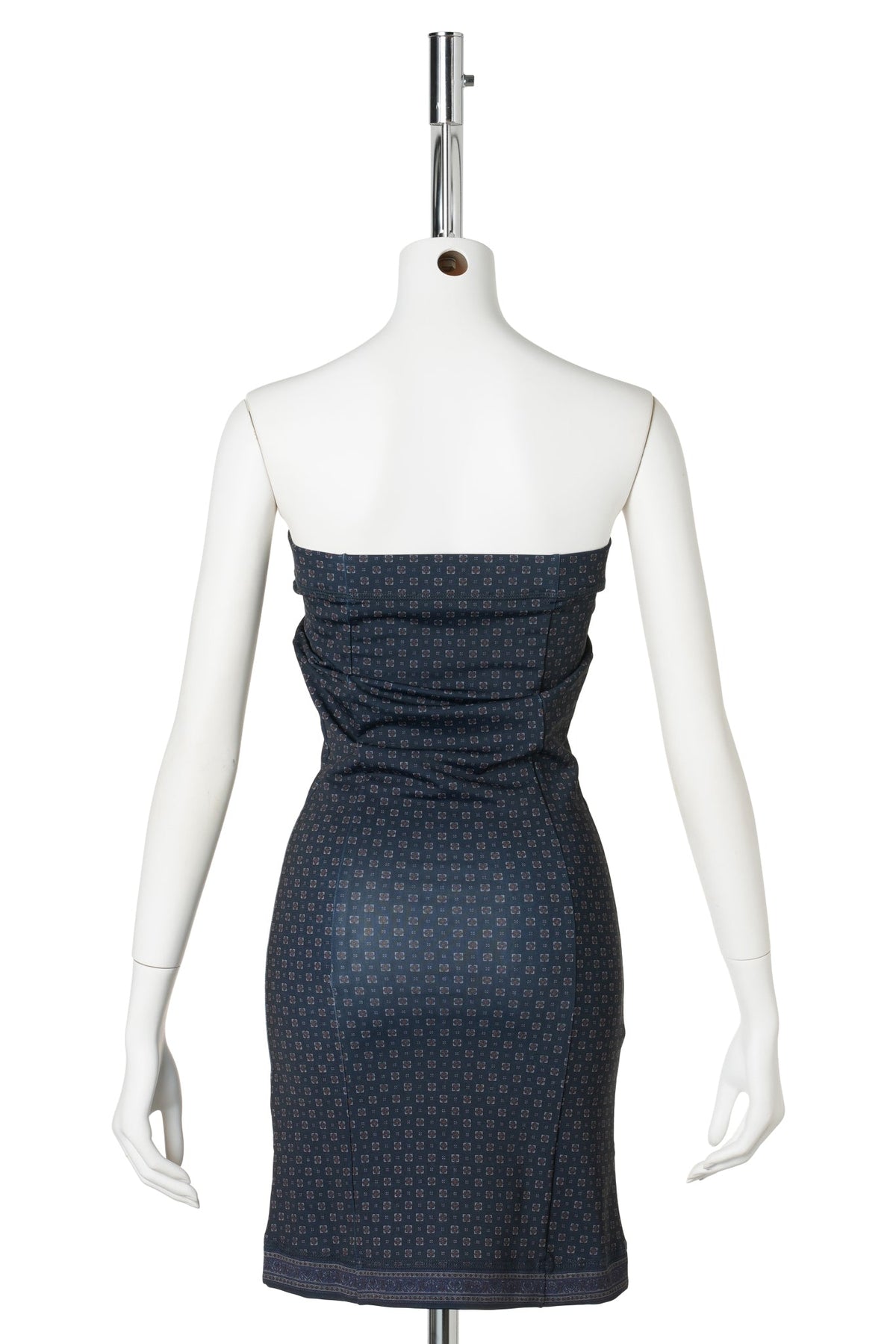 TUBE DRESS WITH ELASTIC DETAILS / SCARF