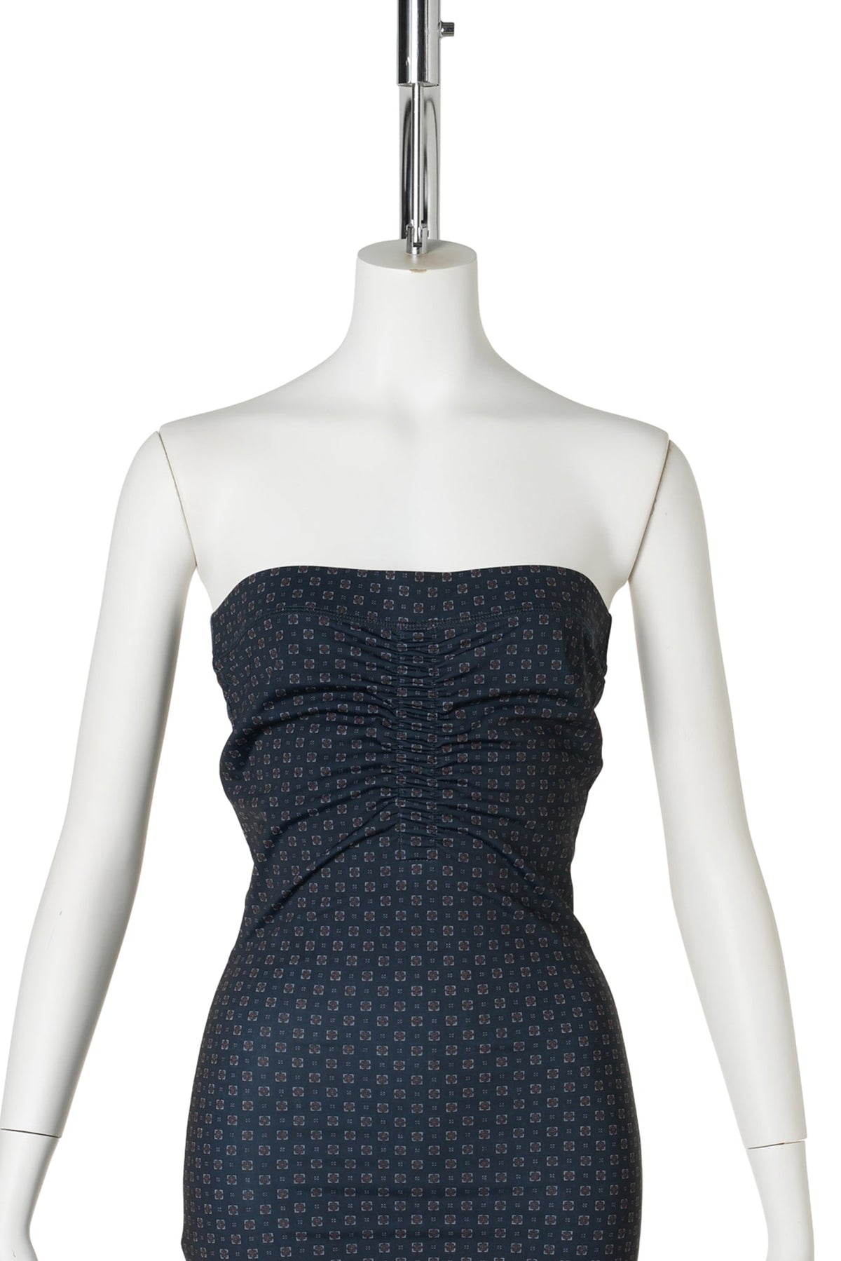 TUBE DRESS WITH ELASTIC DETAILS / SCARF