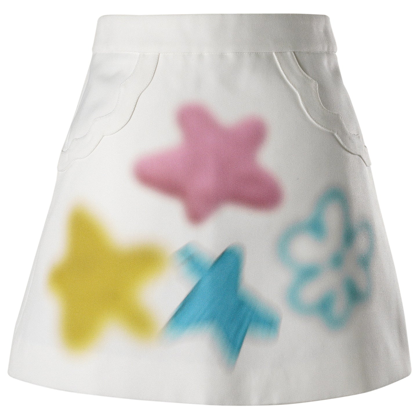 SPRINKLES MINI SKIRT / WHITE/SPRINKLES