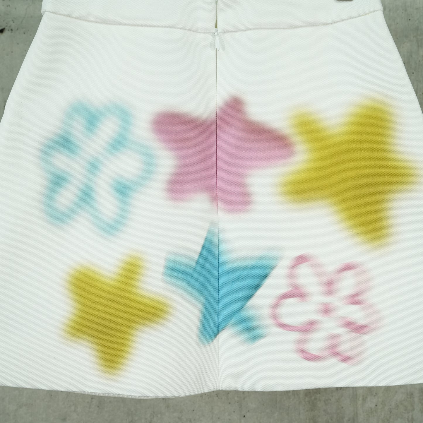 SPRINKLES MINI SKIRT / WHITE/SPRINKLES