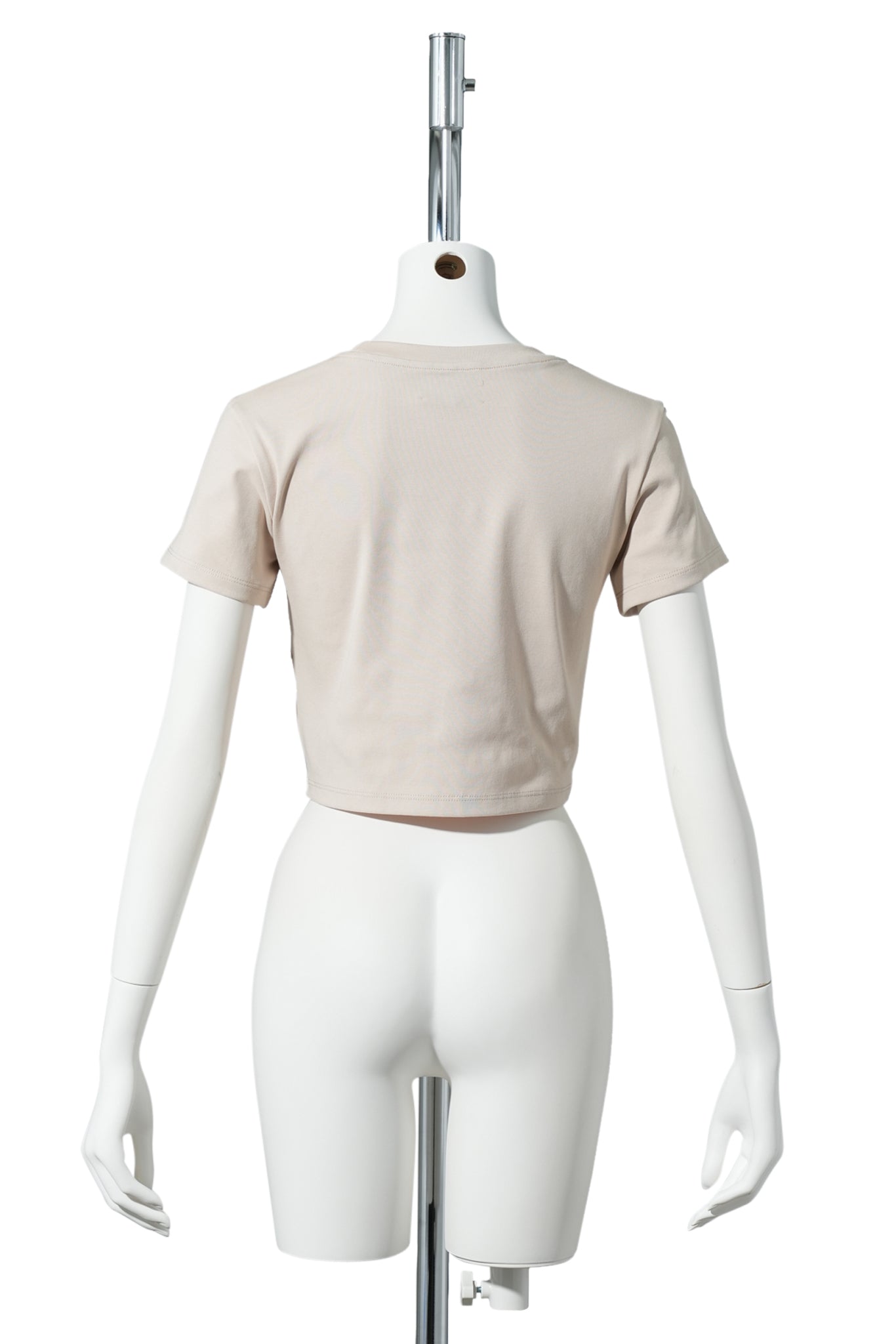 CELINE KWAN x SANRIO HELLOW KITTY BABY TEE SHIRT / BEIGE/BLUE STRIPES