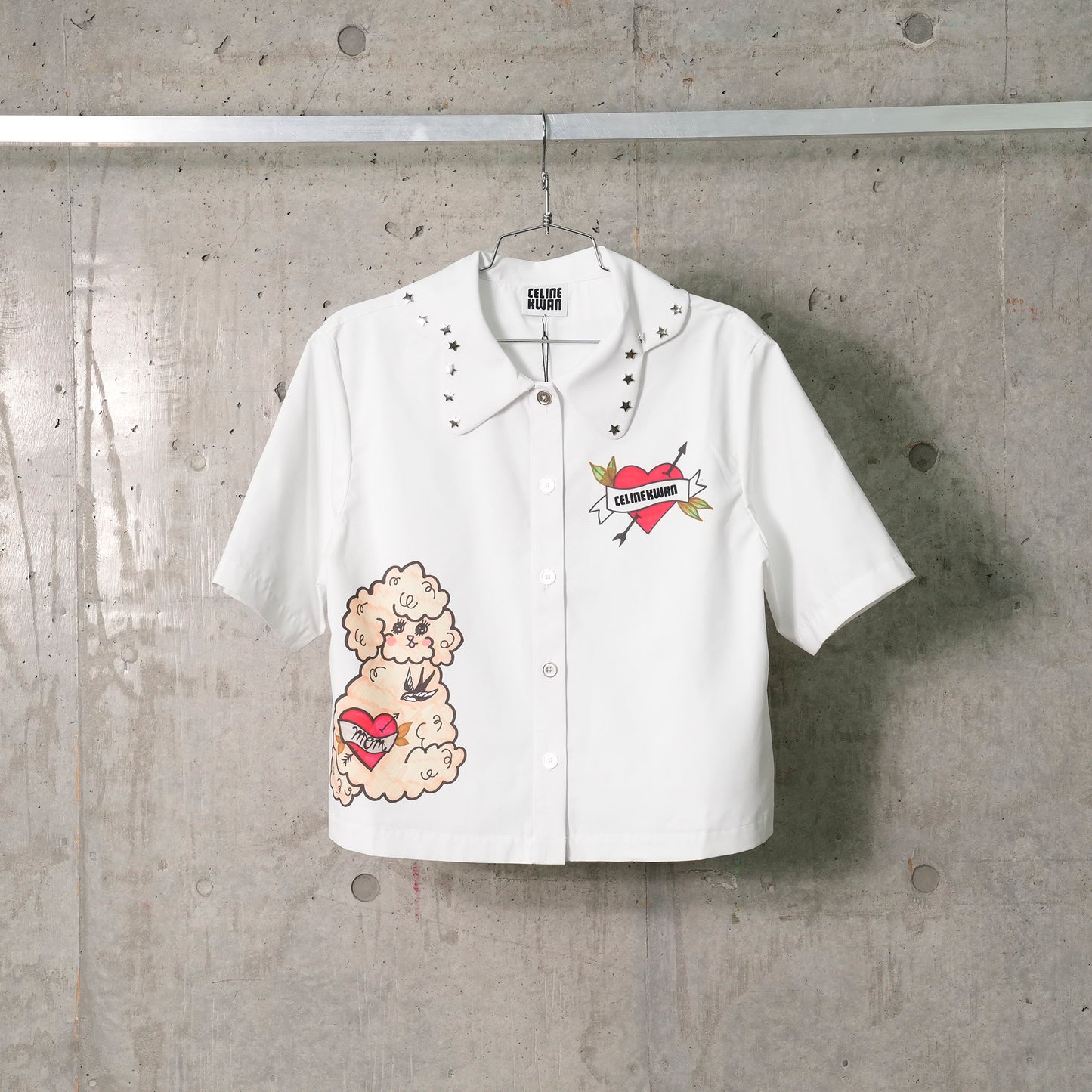 SHORT SLEEVE SHIRT / WHITE