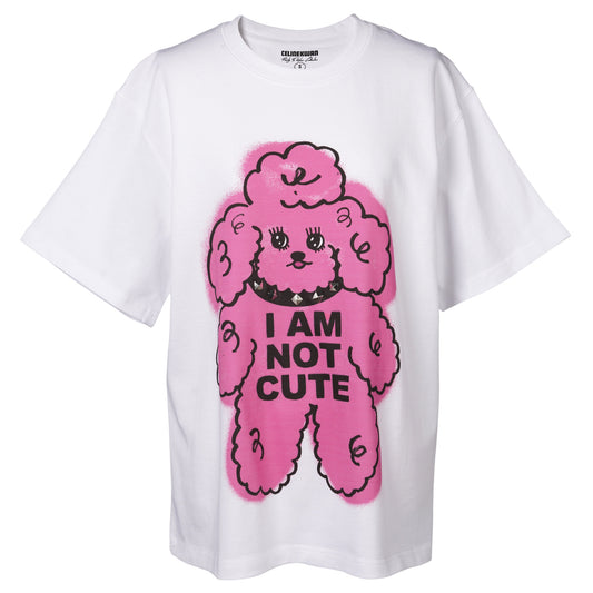 PINK HOLLY T-SHIRT / WHITE