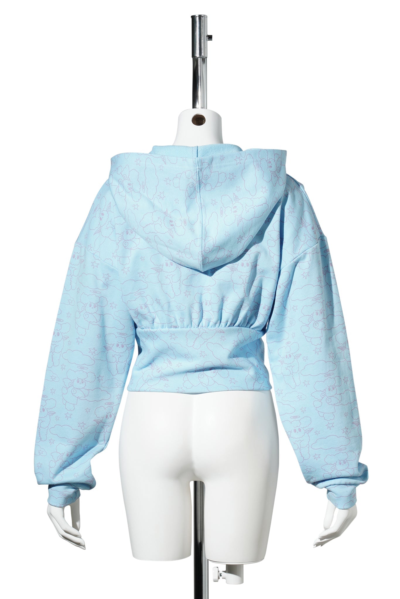 HOLLY ANGEL TIGHT WAIST / HOODIE / PALE BLUE