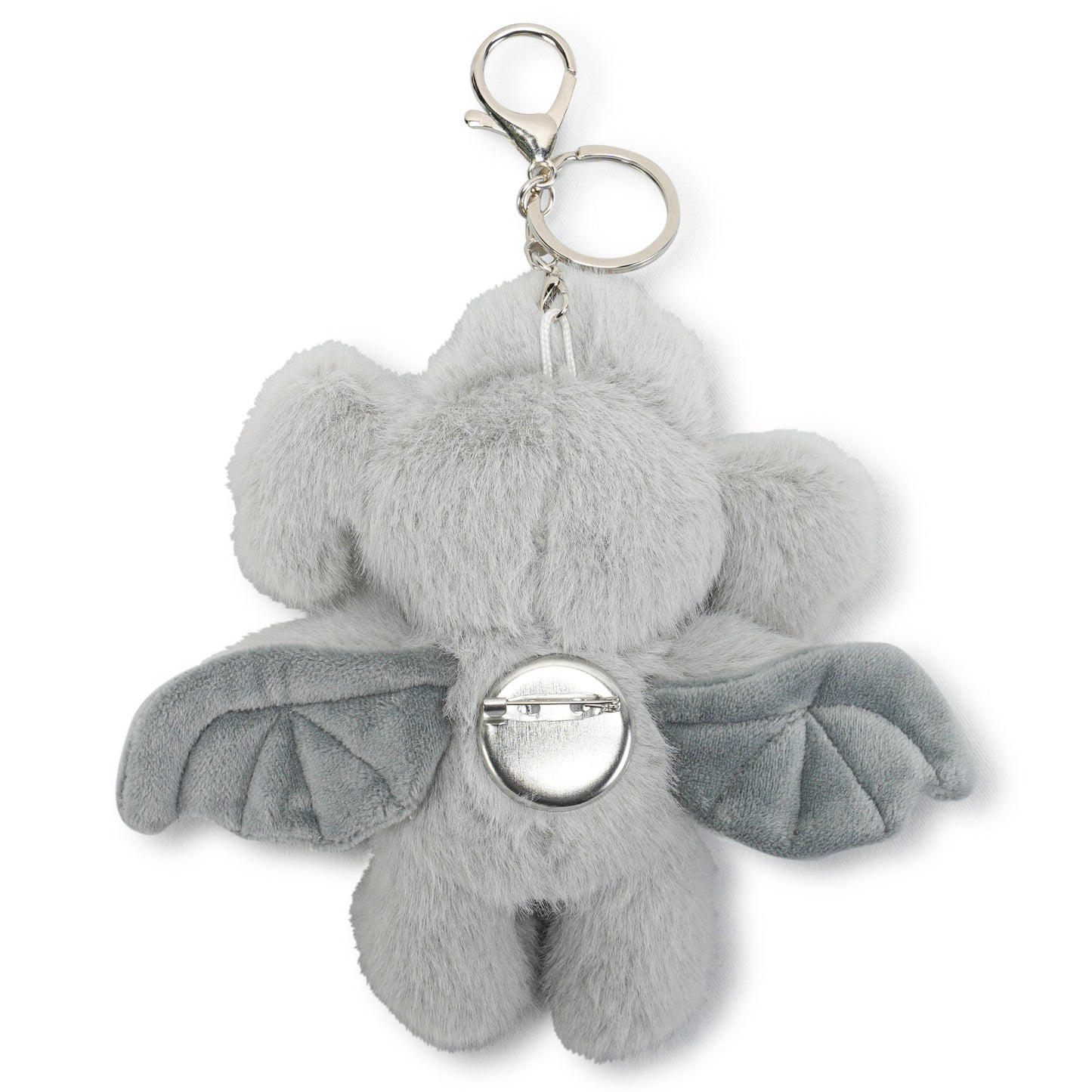 BAD HOLLY BROOCH / GREY