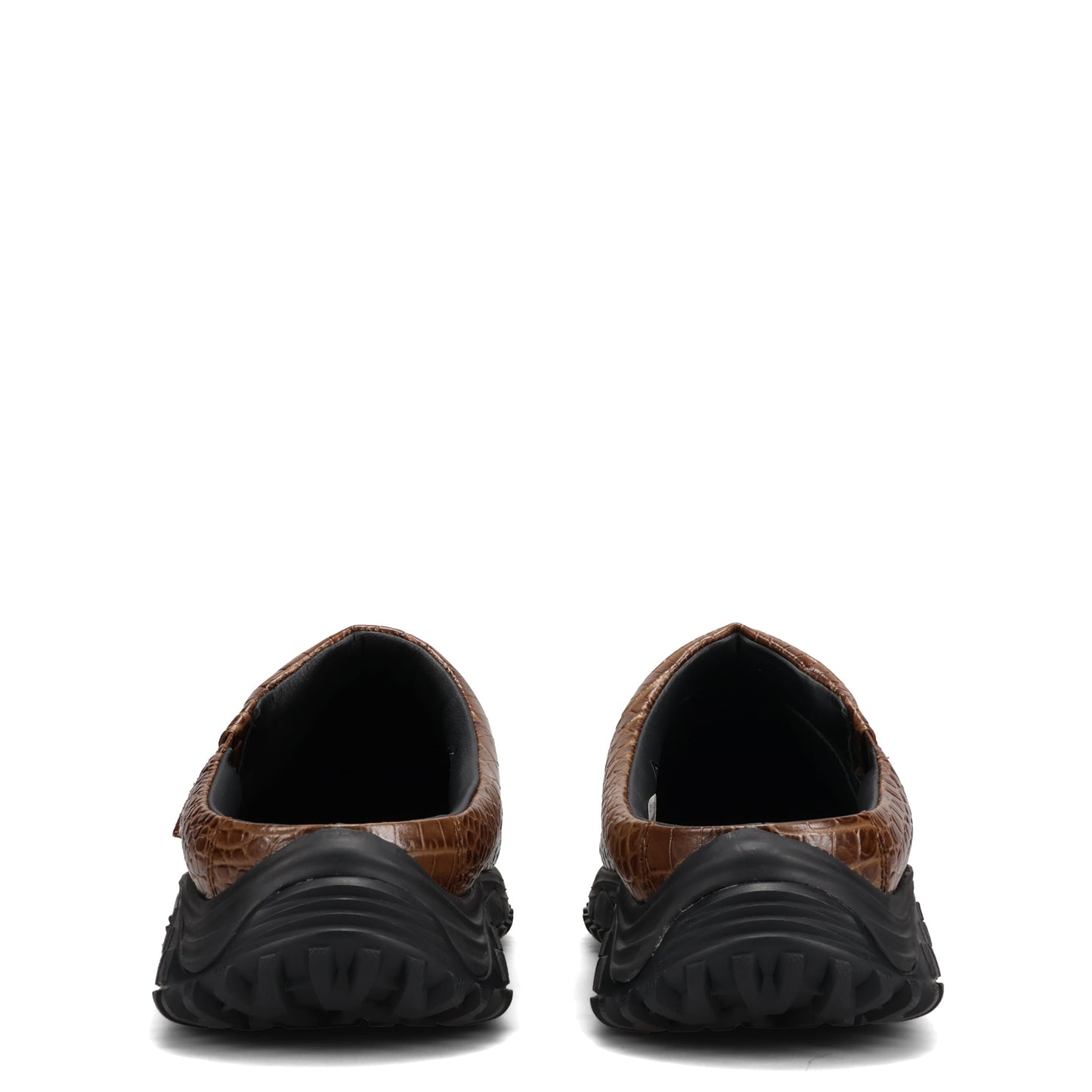 CUR CLOG 1 M / BROWN CROC LEATHER