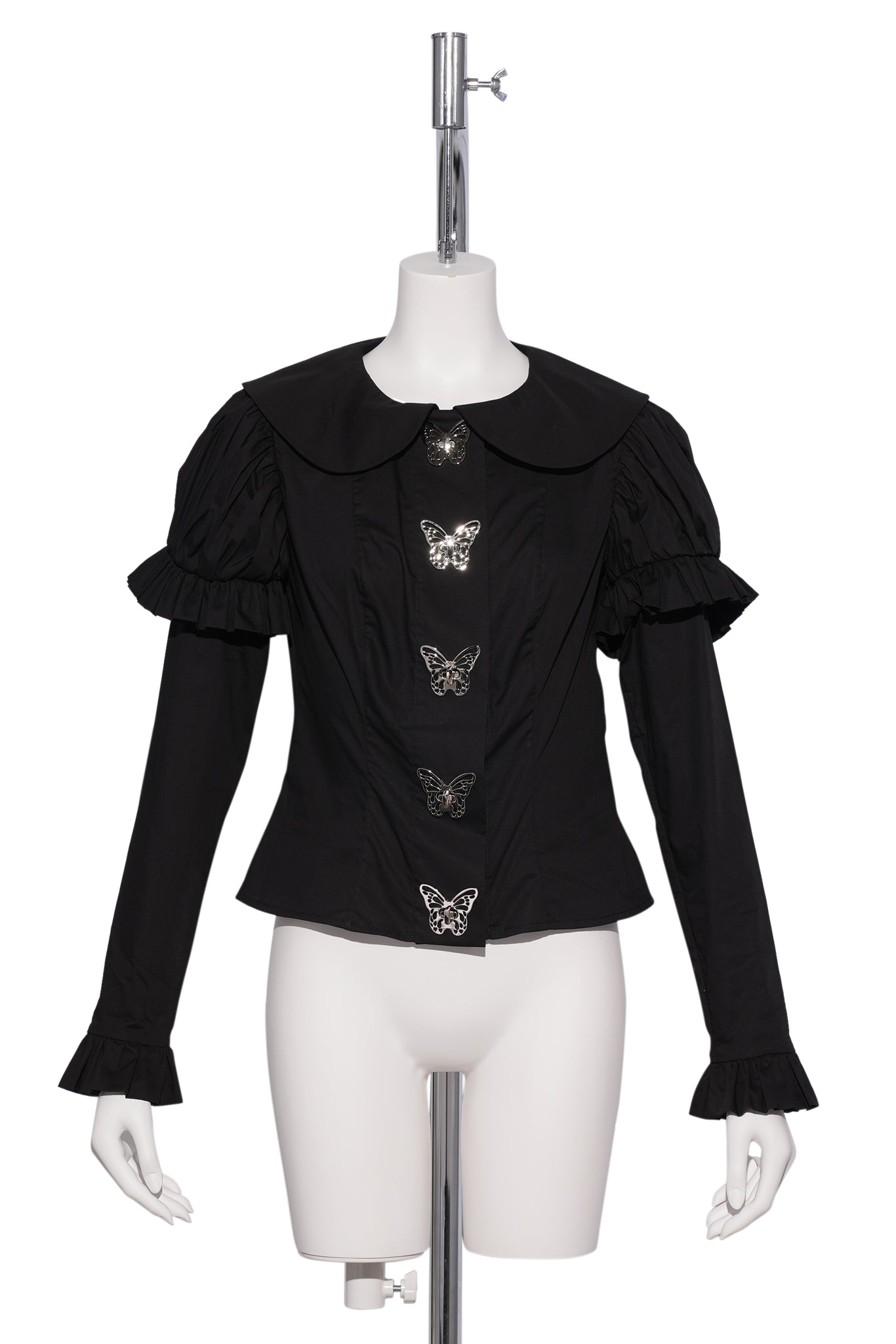 BLACK BUTTERFLY BLOUSE / BLACK