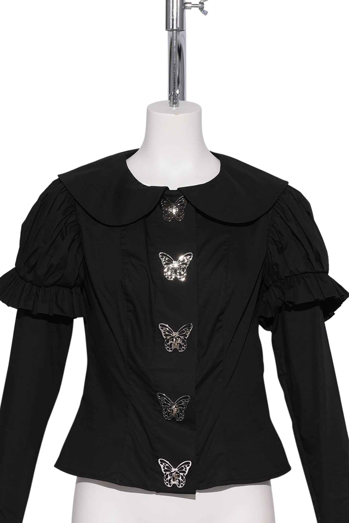 BLACK BUTTERFLY BLOUSE / BLACK