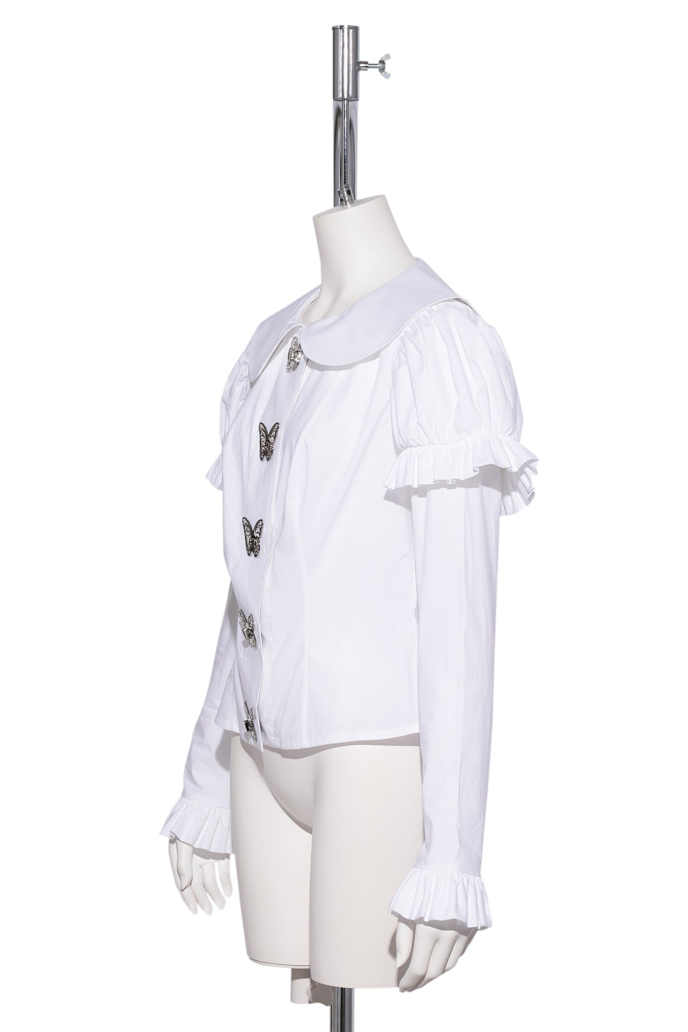 WHITE BUTTERFLY BLOUSE / WHITE
