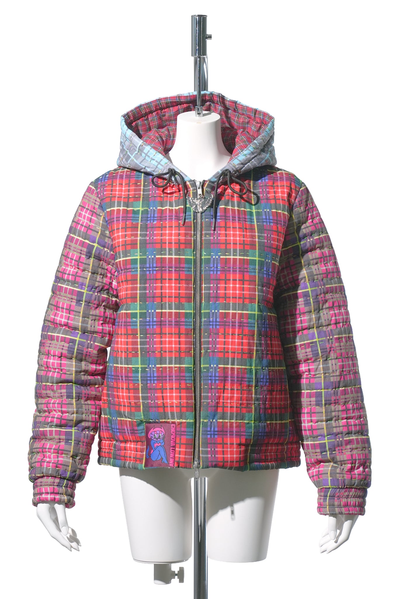 TARTAN HOODED JACKET / MULTI
