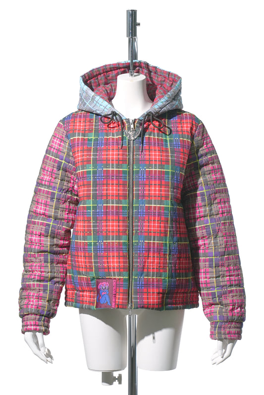 TARTAN HOODED JACKET / MULTI
