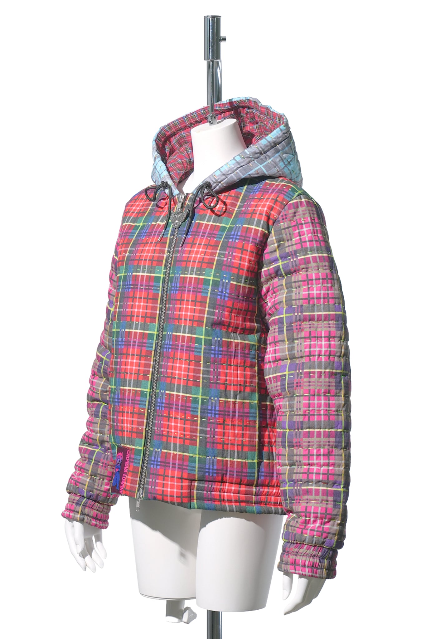TARTAN HOODED JACKET / MULTI