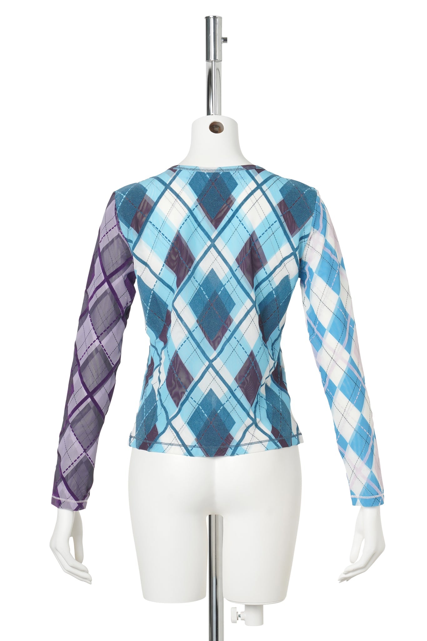 CLUBHOUSE FLOCKED MESH LS TOP / MULTI