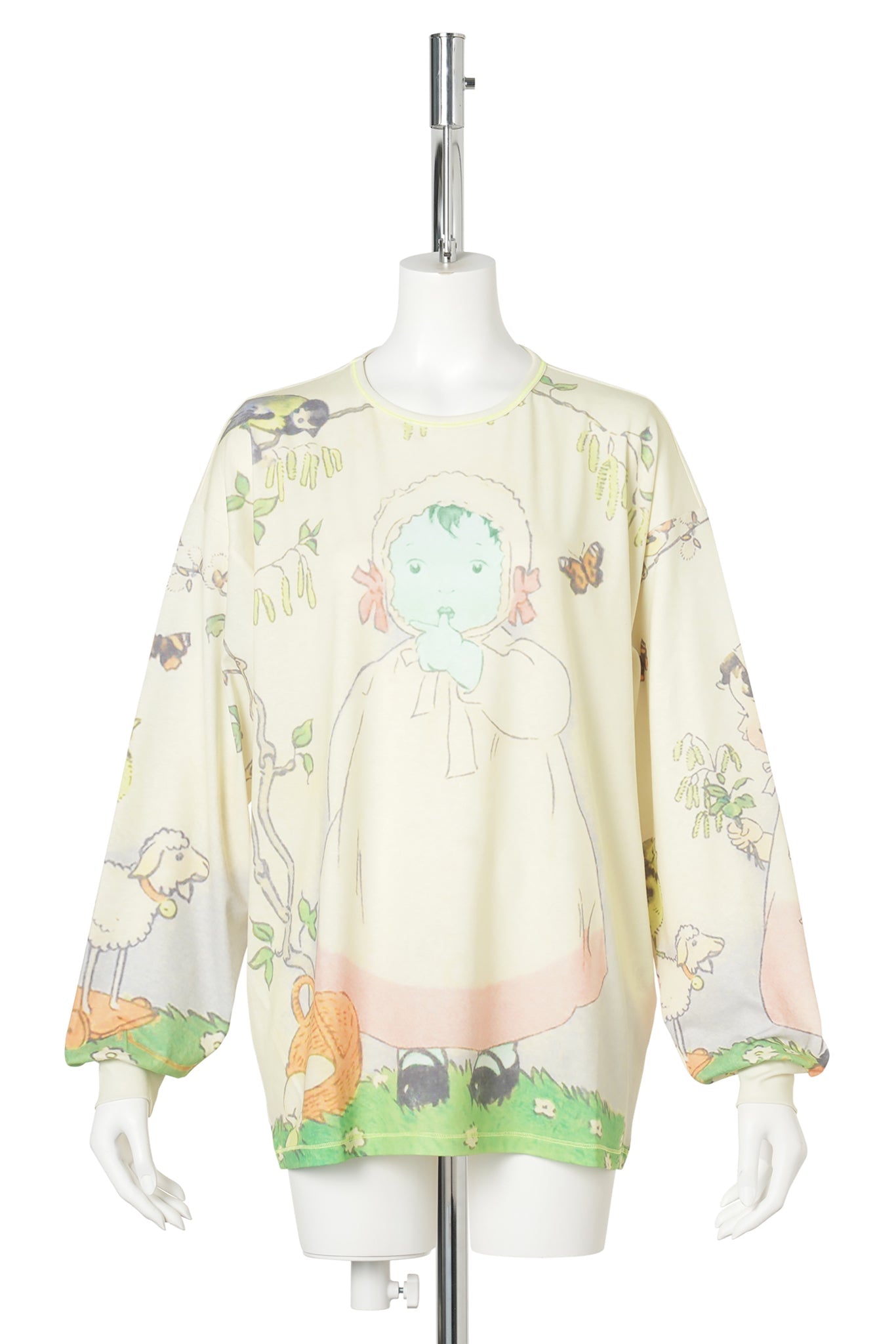 WOODLAND BABY OVERSIZED JERSEY TOP / MULTI