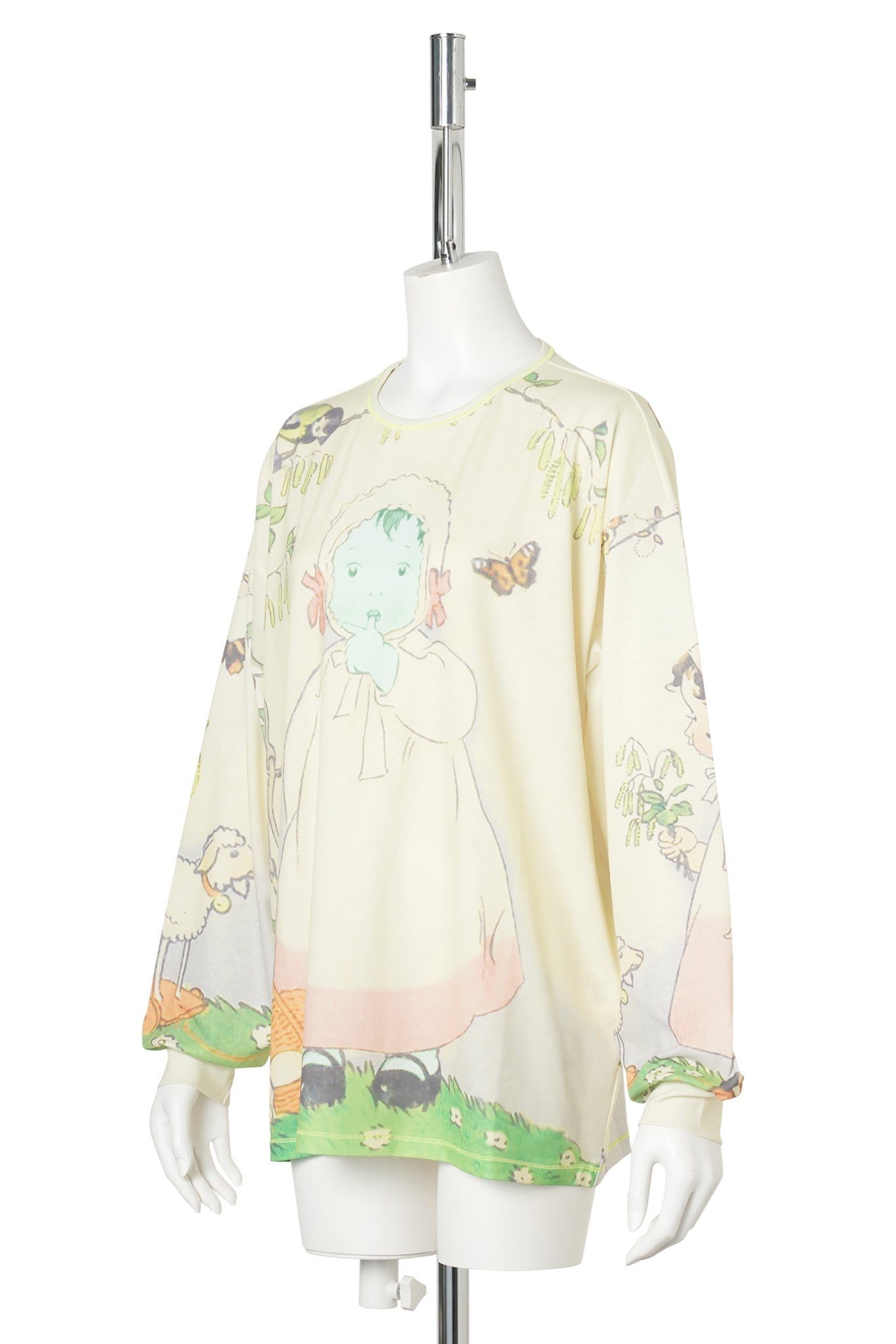 WOODLAND BABY OVERSIZED JERSEY TOP / MULTI
