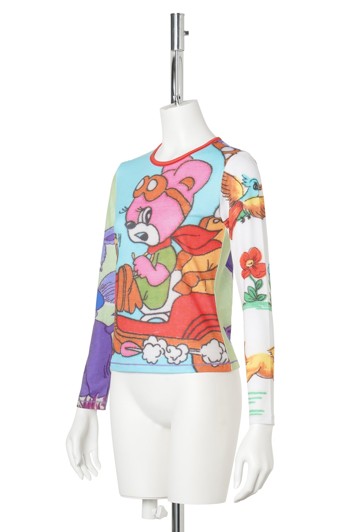 BEEP BEEP FITTED JERSEY TOP / MULTI