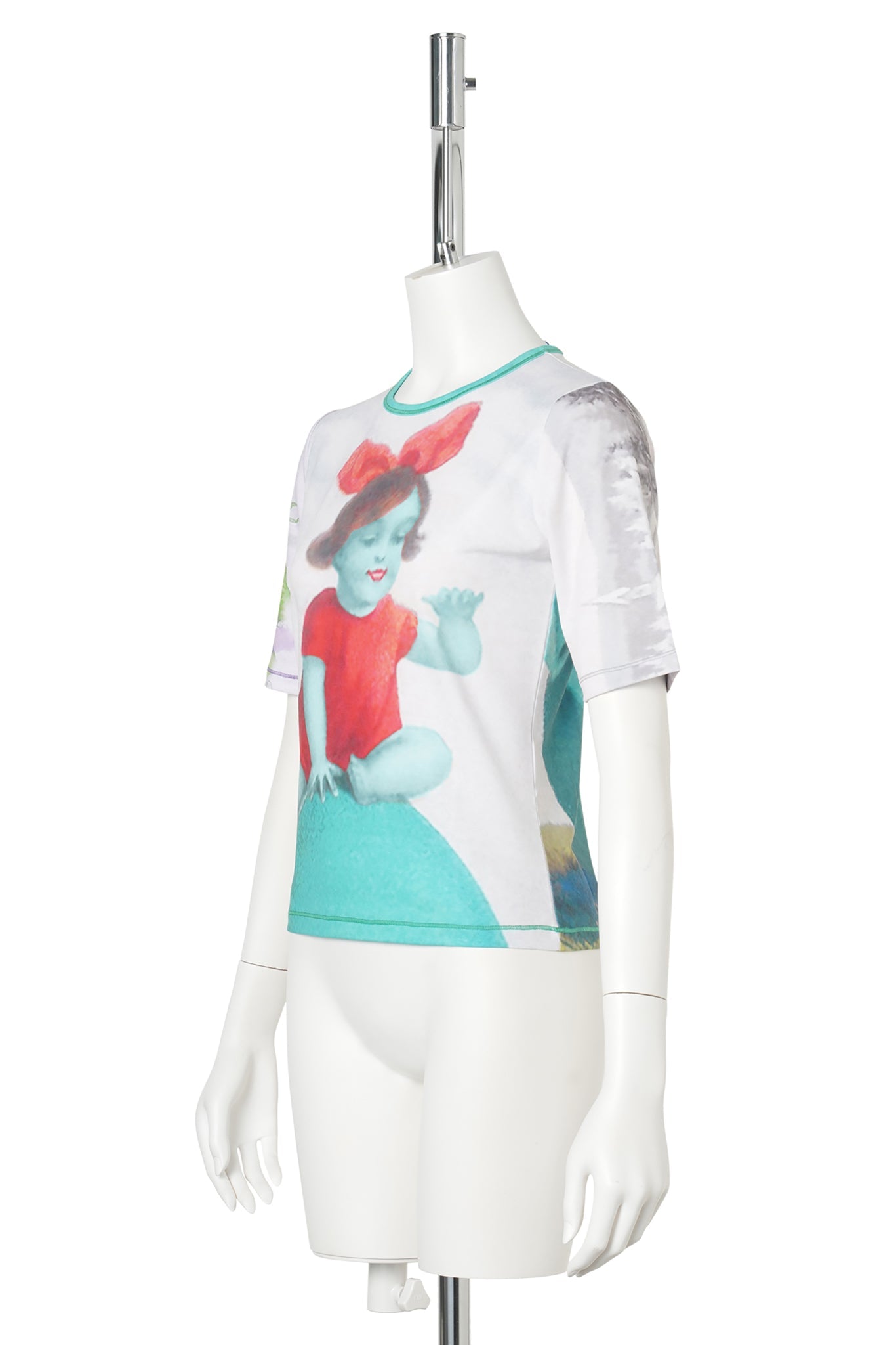 MISS EGG SHORT SLEEVE JERSEY TOP / MULTI