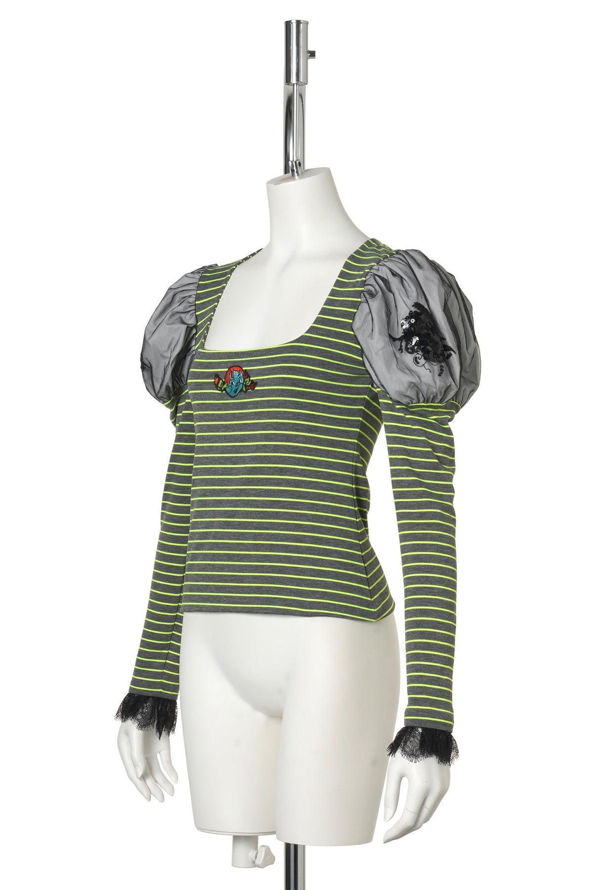 PITCH JERSEY TOP / GREY AND YELLOW