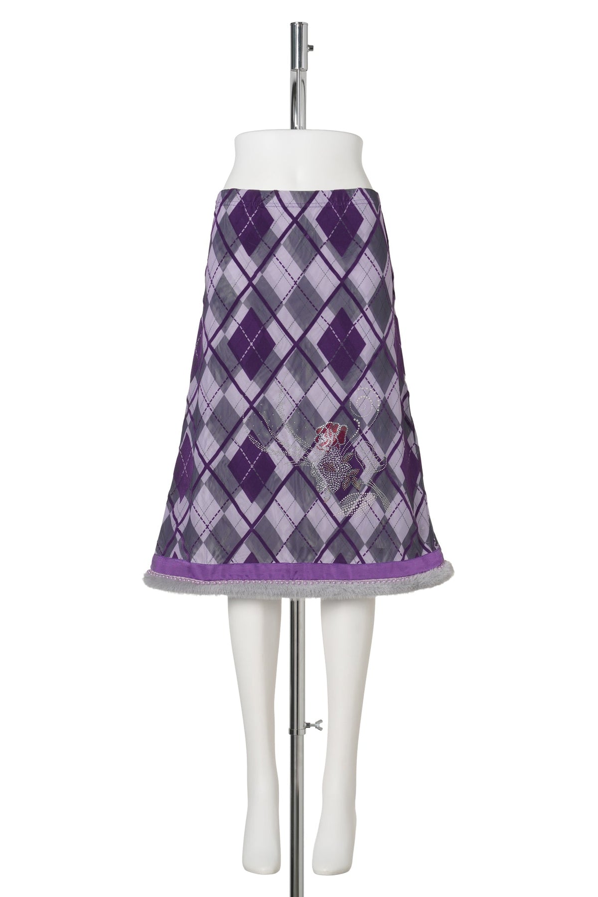 DEW SWEEPER MESH SKIRT / PURPLE MULTI