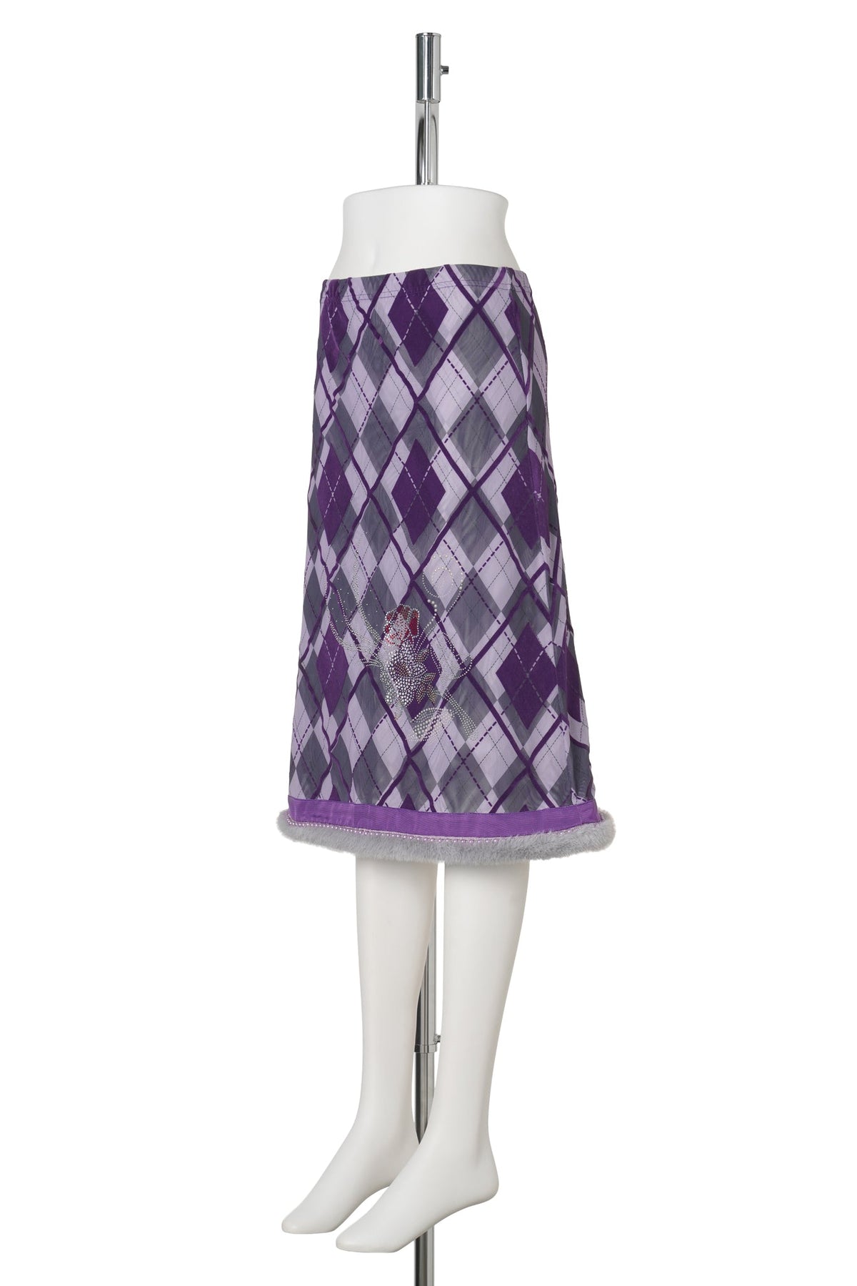 DEW SWEEPER MESH SKIRT / PURPLE MULTI