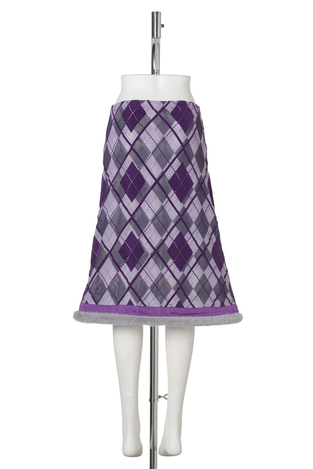 DEW SWEEPER MESH SKIRT / PURPLE MULTI