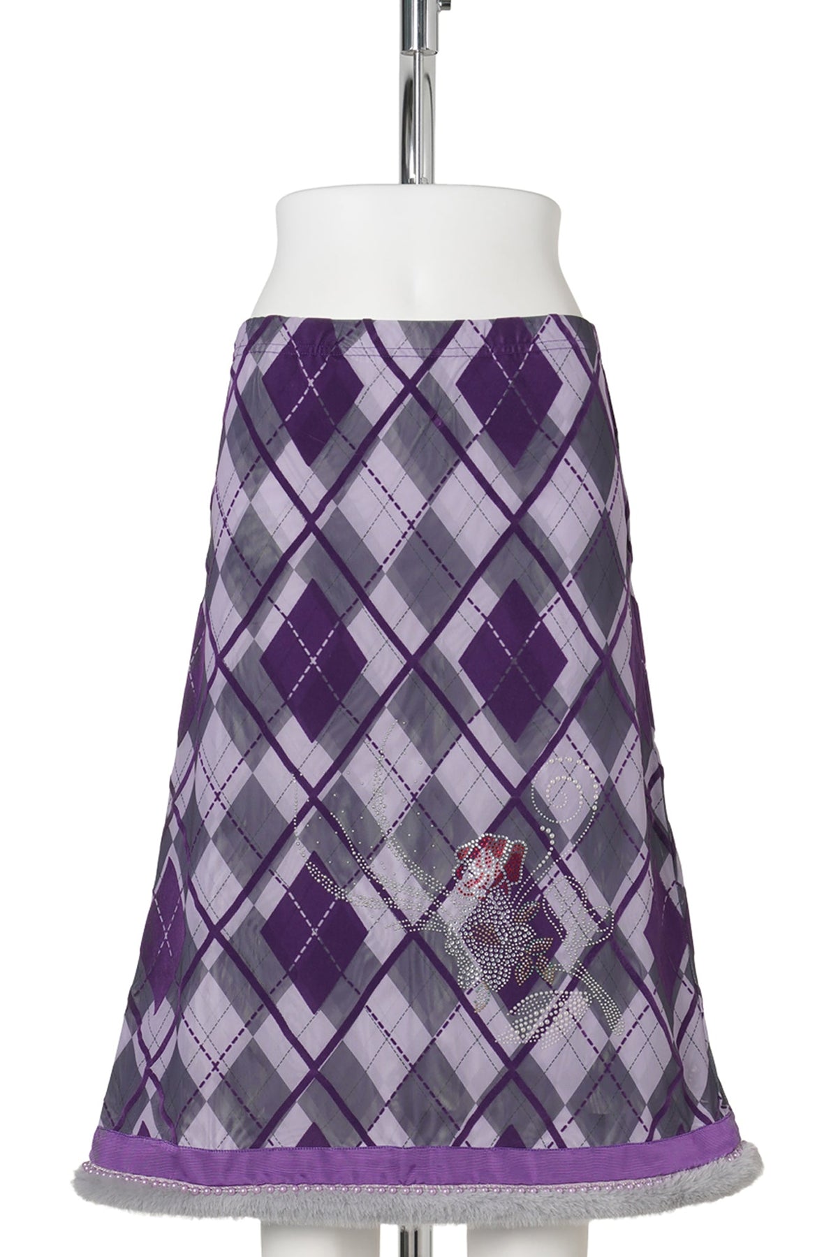DEW SWEEPER MESH SKIRT / PURPLE MULTI