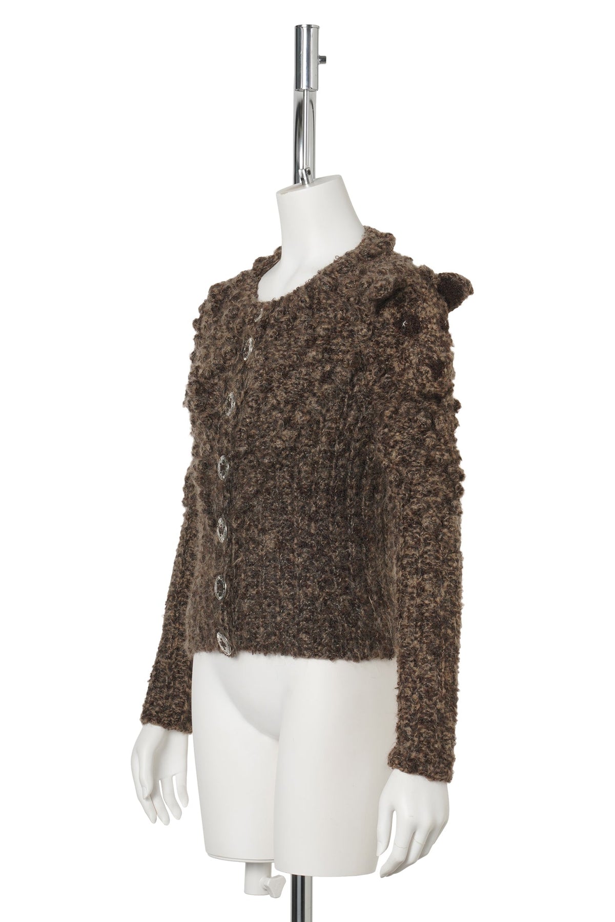 PUPPY CARDIGAN / BROWN