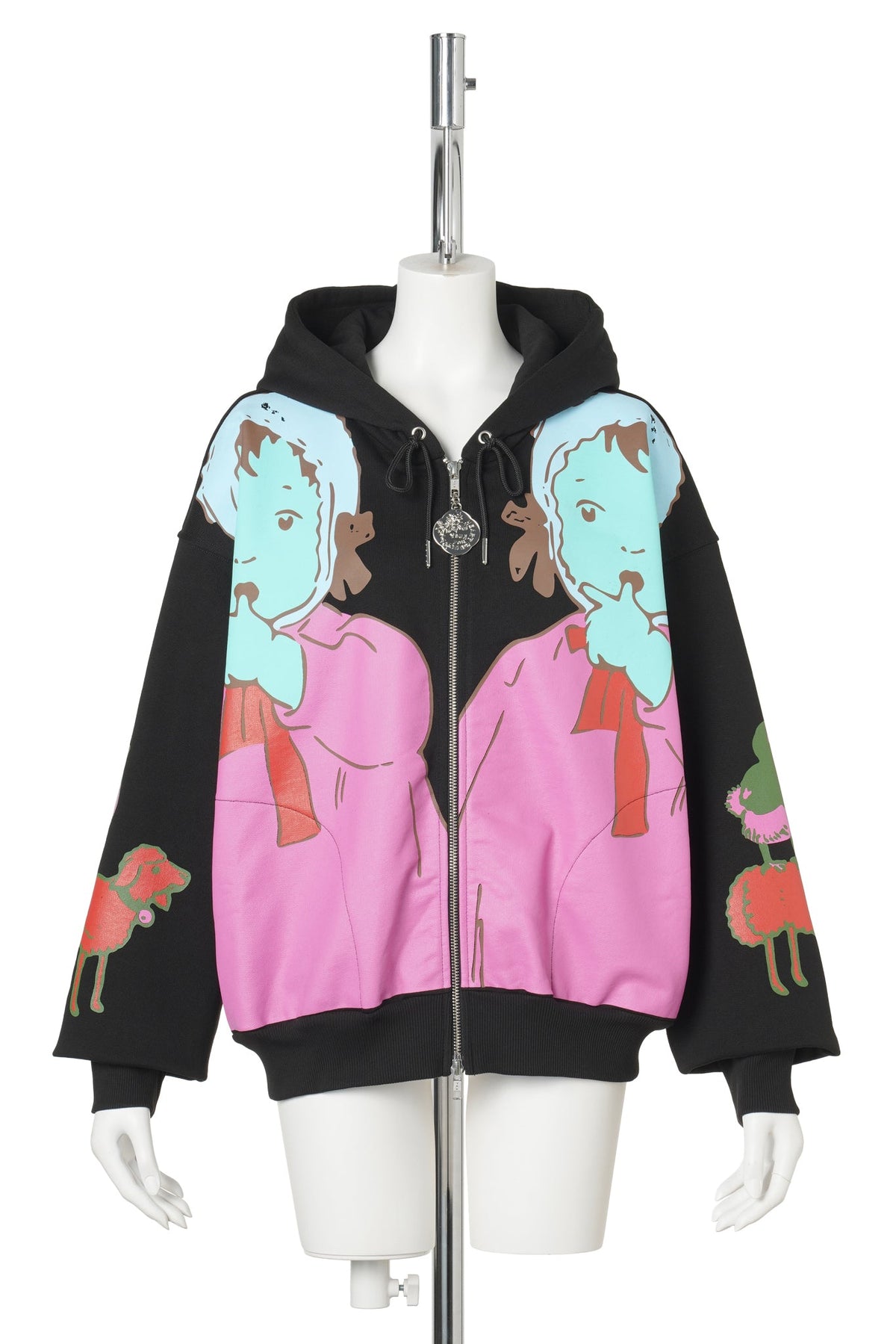 DOUBLE WOODY BABY ZIP HOODIE / MULTI