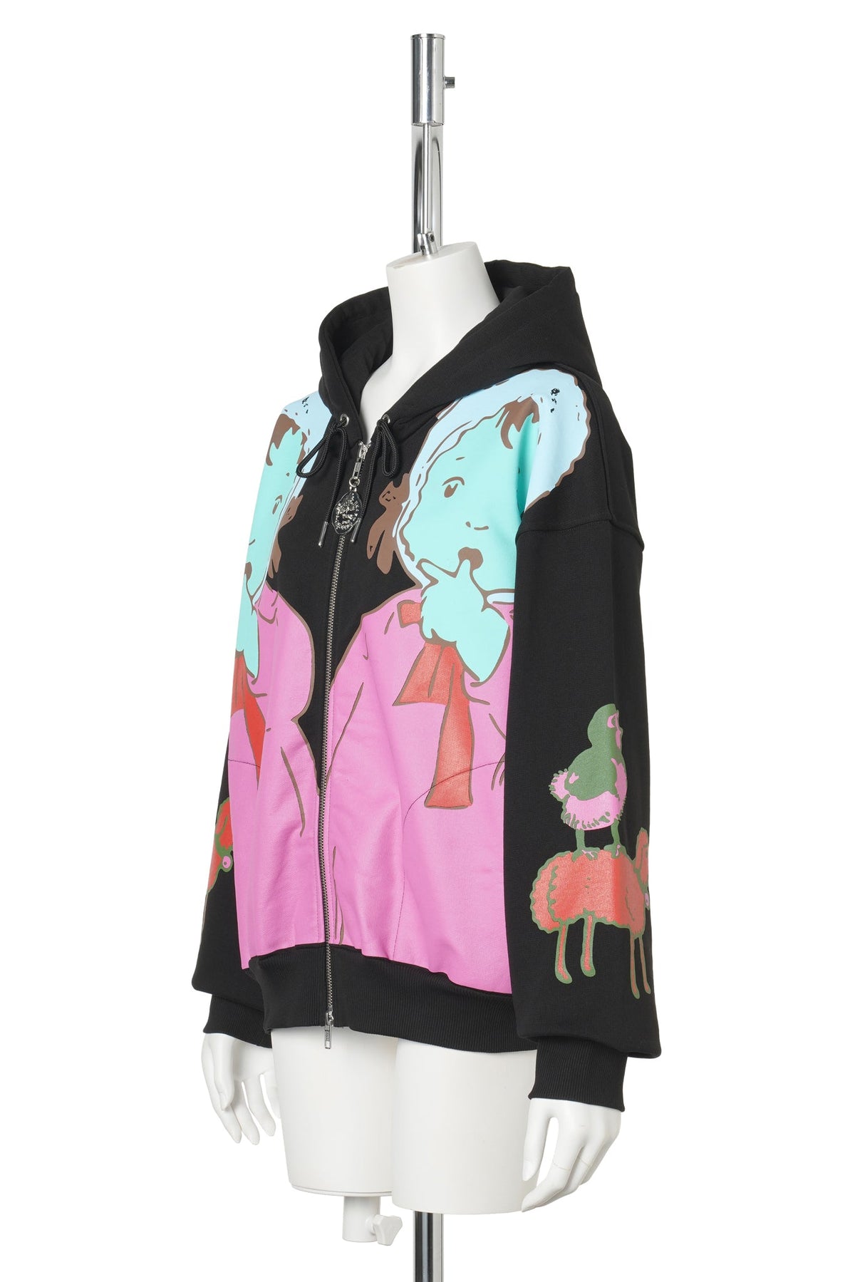 DOUBLE WOODY BABY ZIP HOODIE / MULTI
