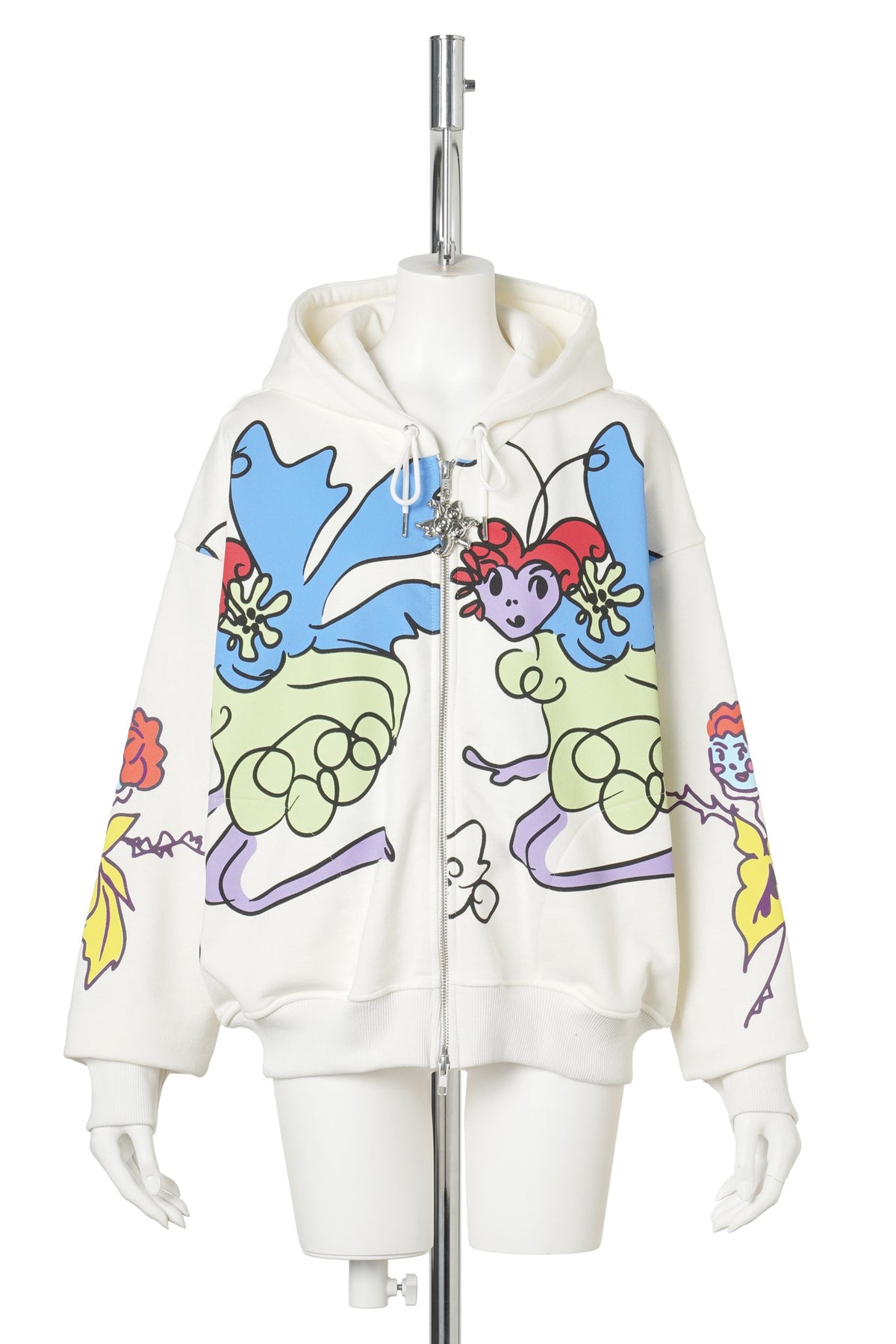 FOLLOW THE FAIRIES ZIP HOODIE / MULTI