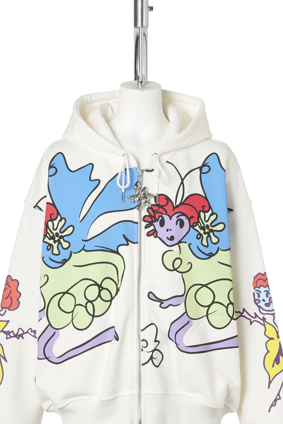 FOLLOW THE FAIRIES ZIP HOODIE / MULTI