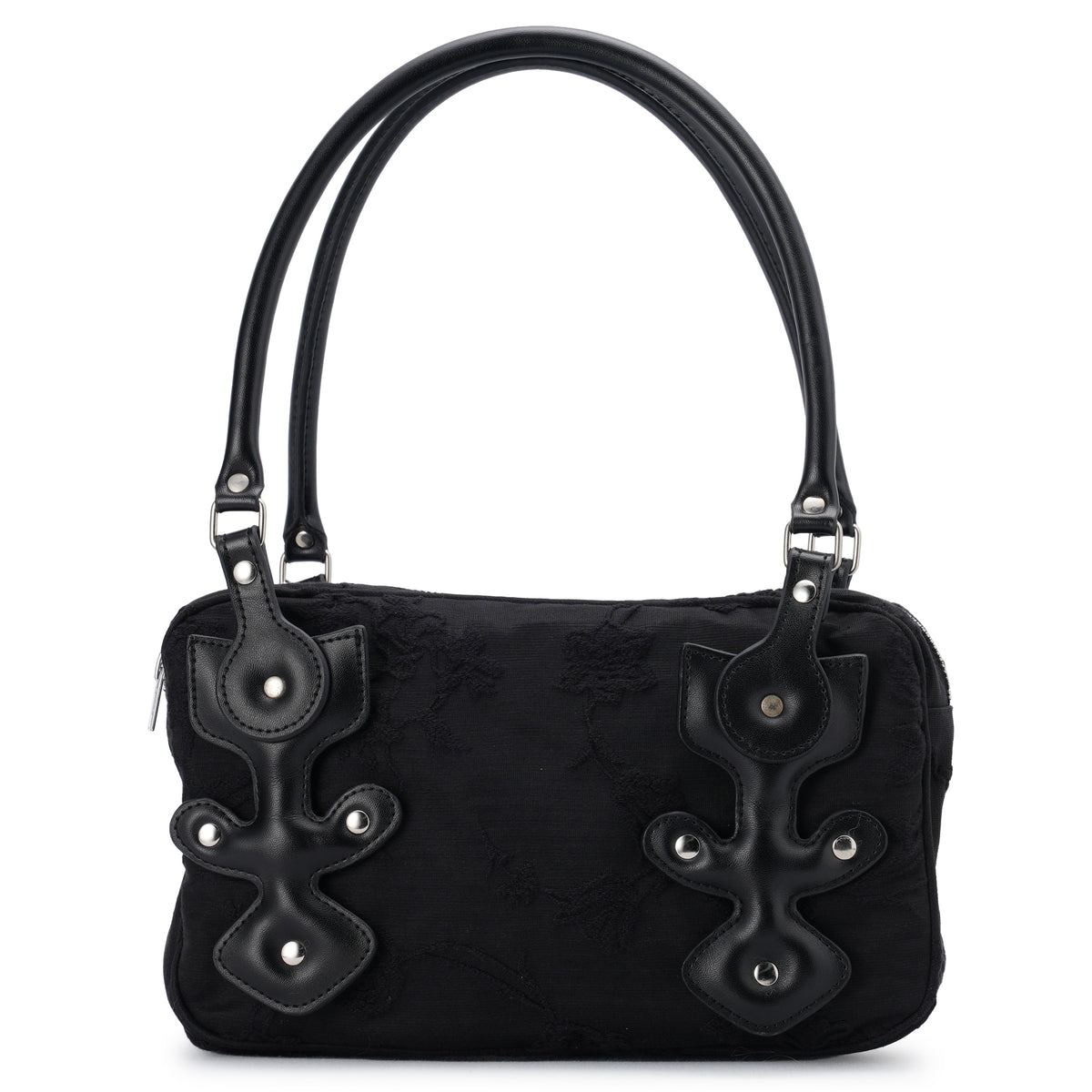 MISSISH FLORAL BAG / BLACK