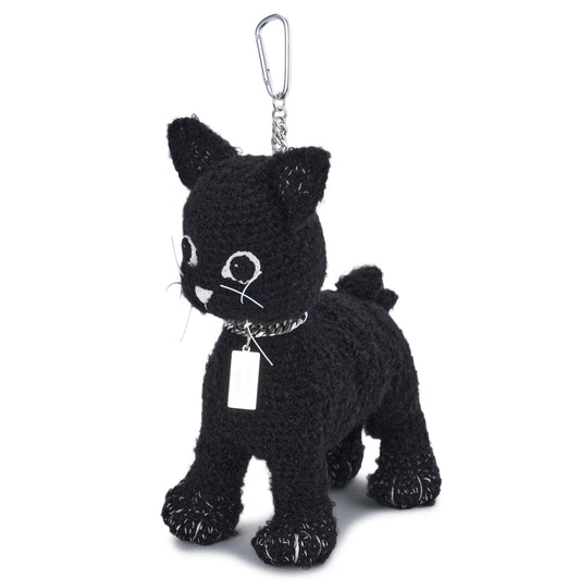 KITTEN PET KEY CHAIN / BLACK