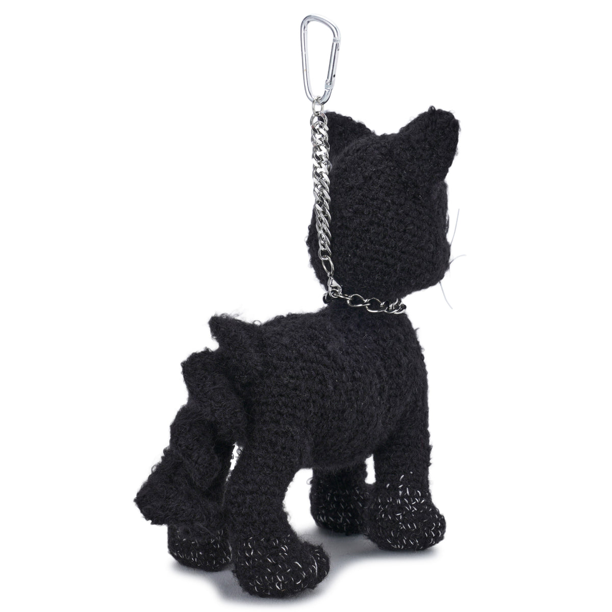 KITTEN PET KEY CHAIN / BLACK