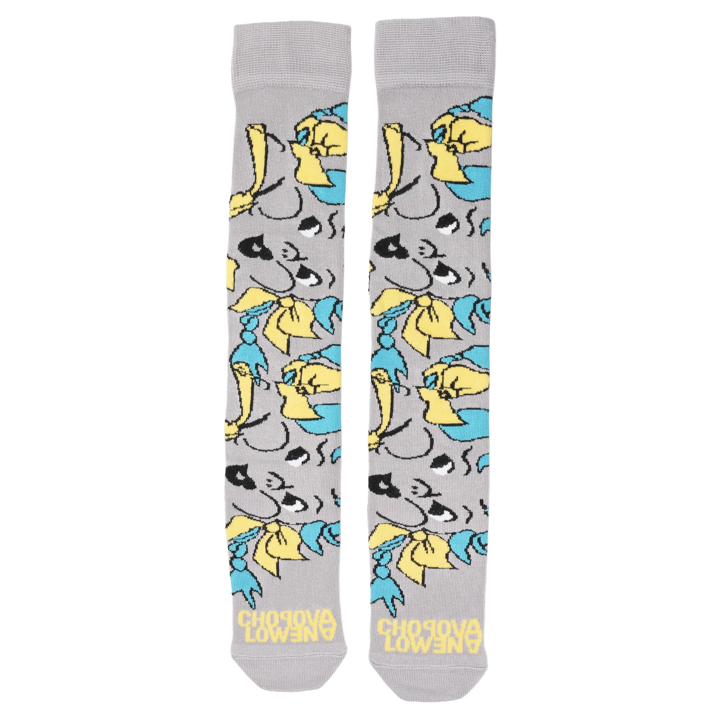 GREY BIRDIE LONG SOCK / MULTI