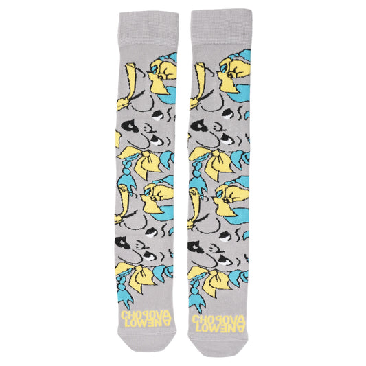 GREY BIRDIE LONG SOCK / MULTI
