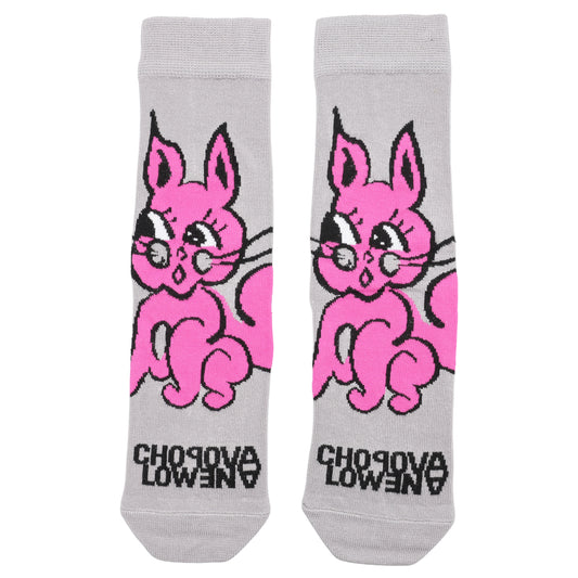 PINK BUN BUN SHORT SOCK / MULTI