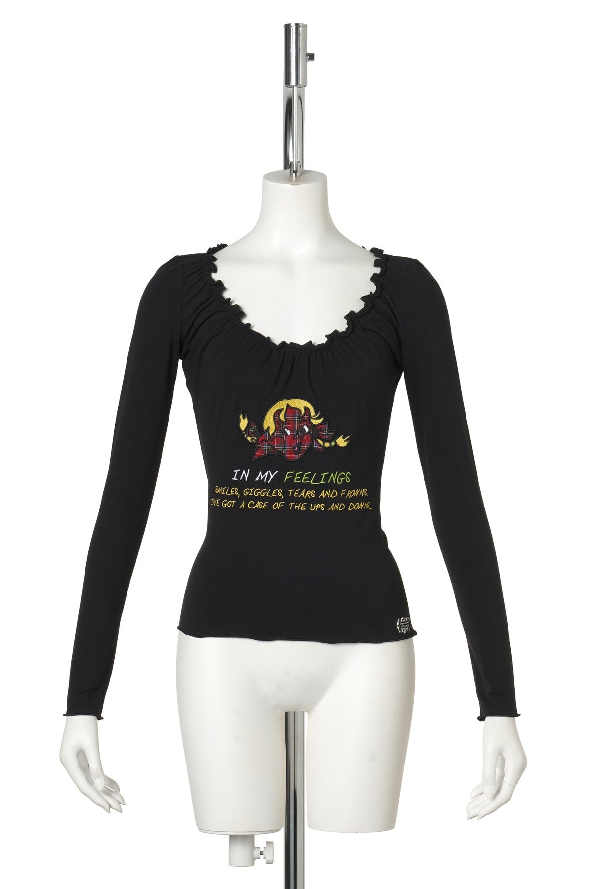 FEELINGS HAPPY LS INTIMATE LAYER / BLACK