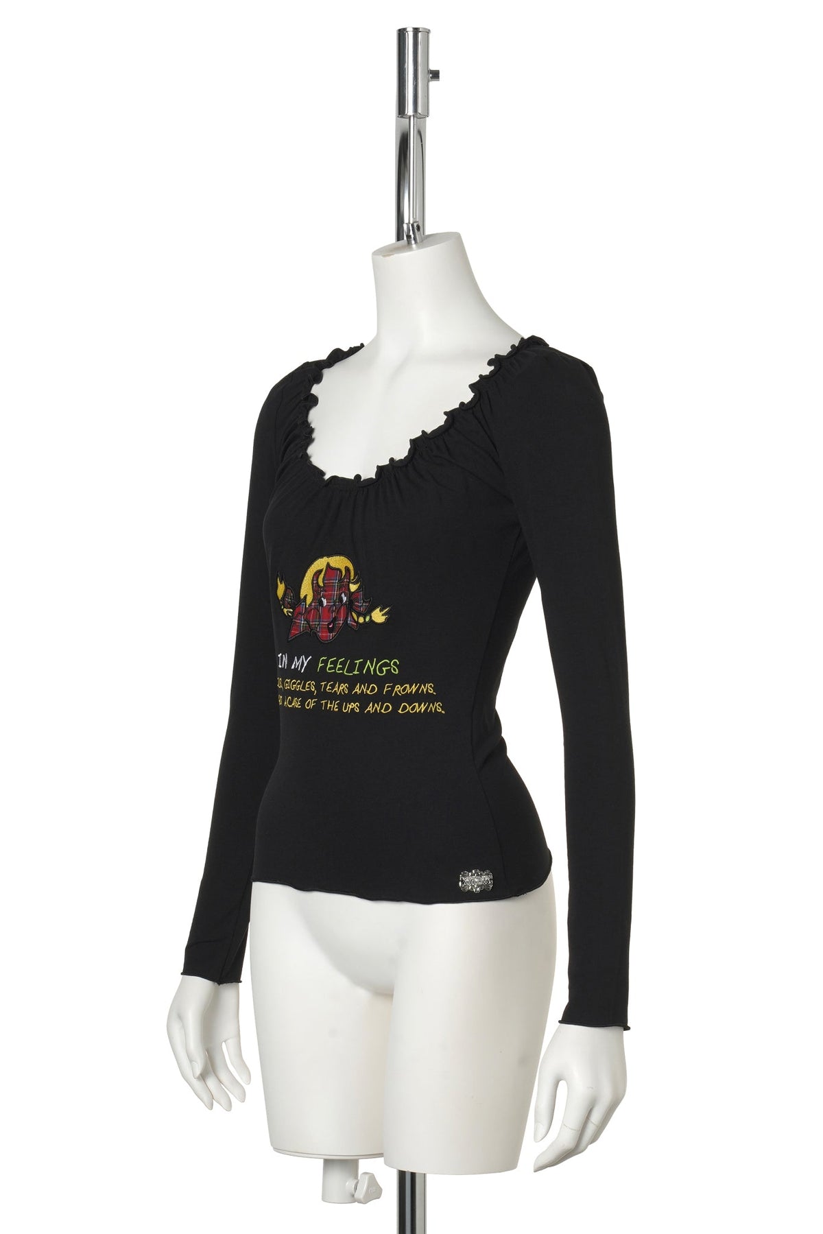FEELINGS HAPPY LS INTIMATE LAYER / BLACK