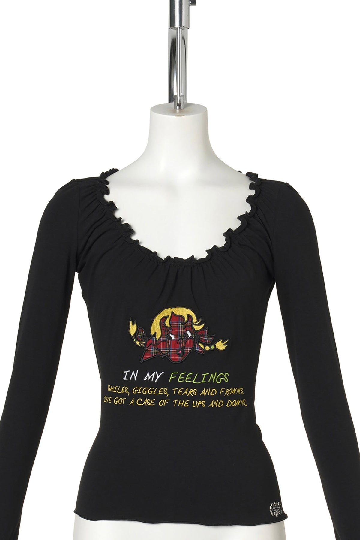 FEELINGS HAPPY LS INTIMATE LAYER / BLACK
