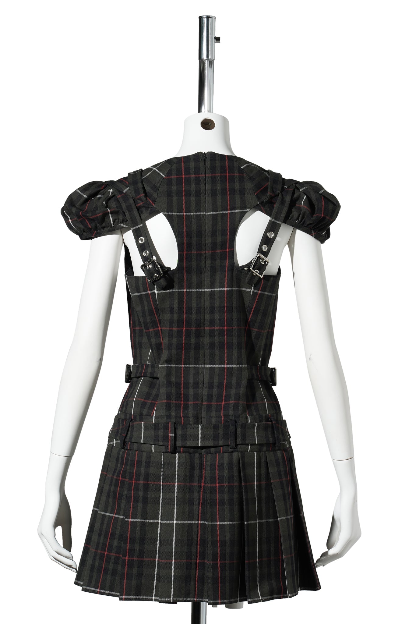 RELEASE DRESS / GREEN TARTAN