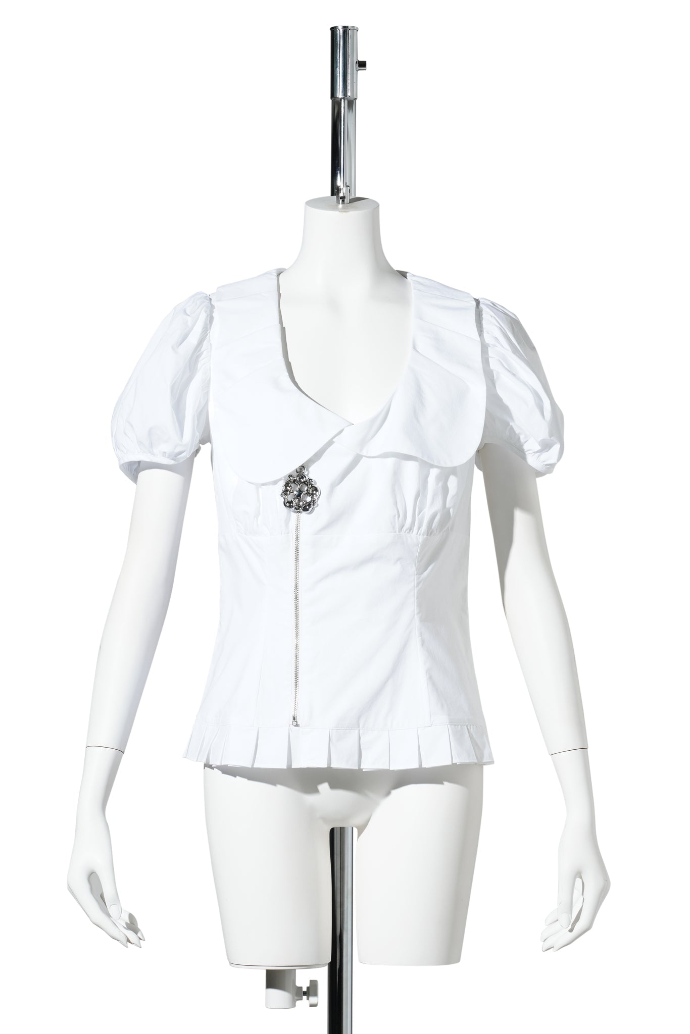 SPIKE WHITE BLOUSE / WHITE